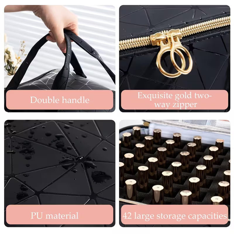 84 Nail Polish Organizer Bag